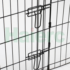 Heavy-Duty Indoor/Outdoor Pet Playpen Durable 24" x 36" Modular Pet Fence Secure Exercise Pen for Dogs, Rabbits, and Small Animals Anti-Climb Safety Design