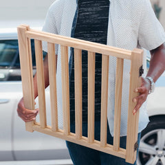 Expandable Wooden Pet Playpen Modular Indoor Safety Fence for Small & Medium Dogs Customizable Multi-Shape Splice Dog Pen Freestanding Decorative Wood Pet Barrier