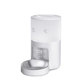 Smart Automatic Pet Feeder with Dual Stainless Steel Bowls, Programmable Timer & Portion Control for Dogs and Cats