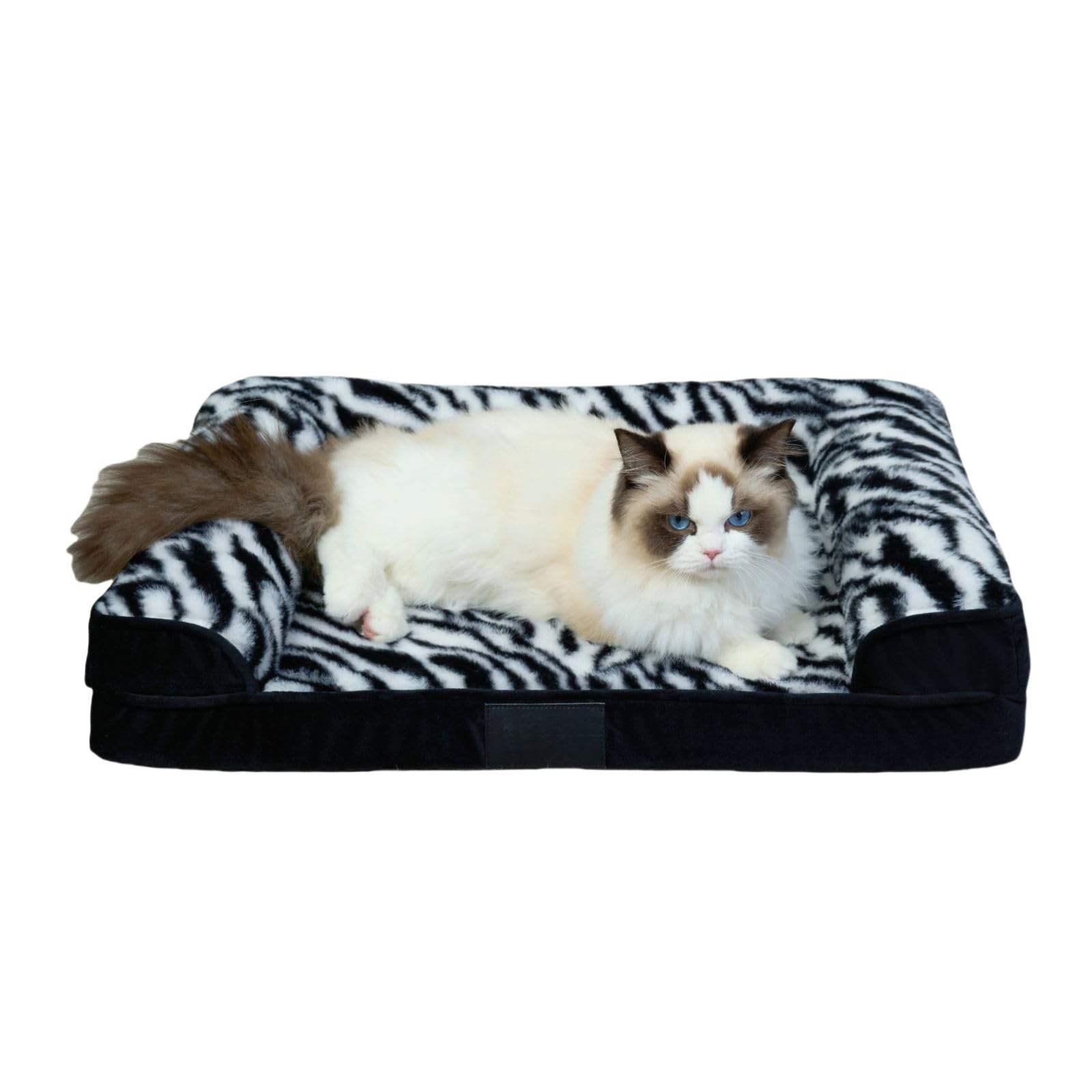 Orthopedic Memory Foam Dog Bed Stain-Resistant Washable Pet Mat with Removable Cover for Joint Support & Deep Sleep