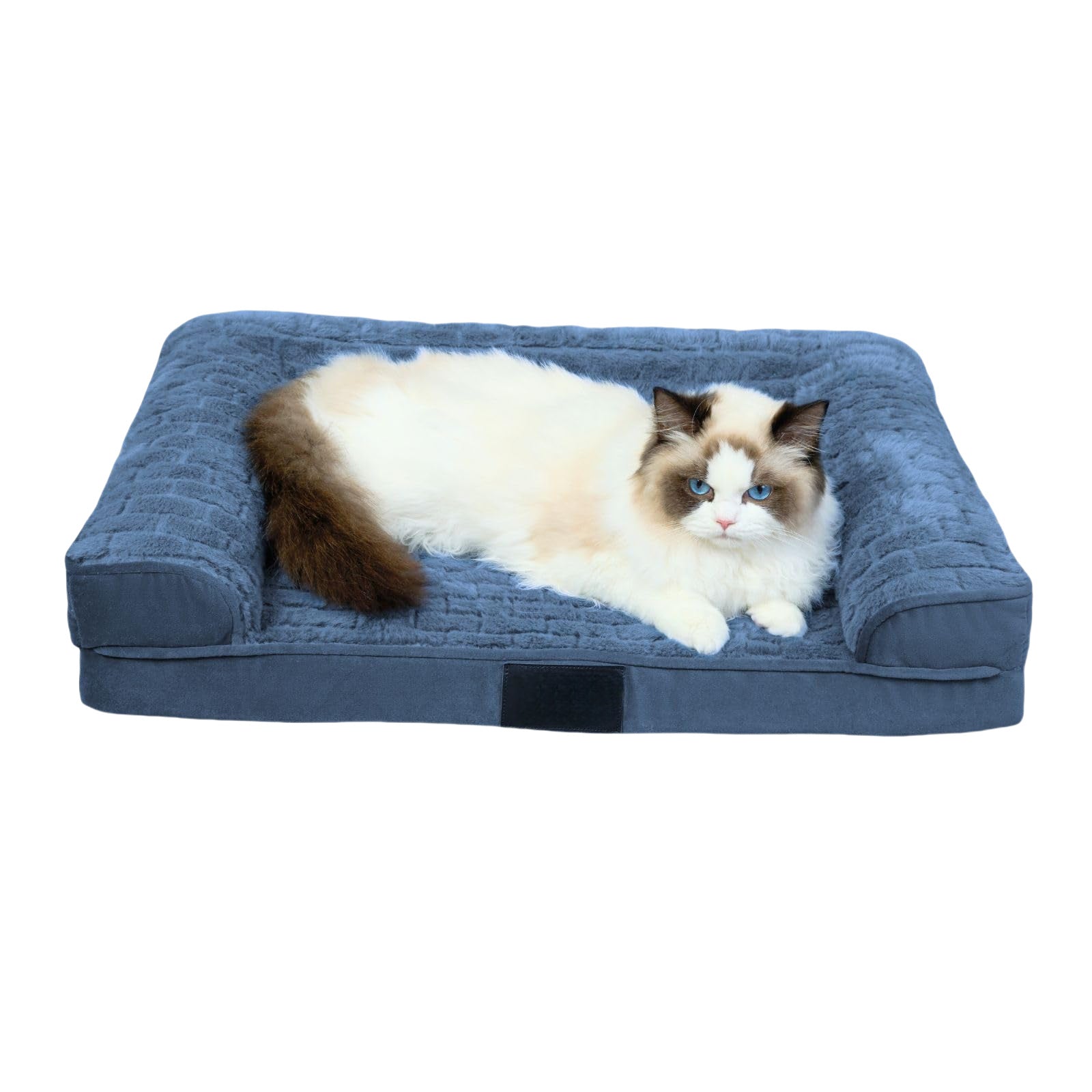 Orthopedic Memory Foam Dog Bed Stain-Resistant Washable Pet Mat with Removable Cover for Joint Support & Deep Sleep