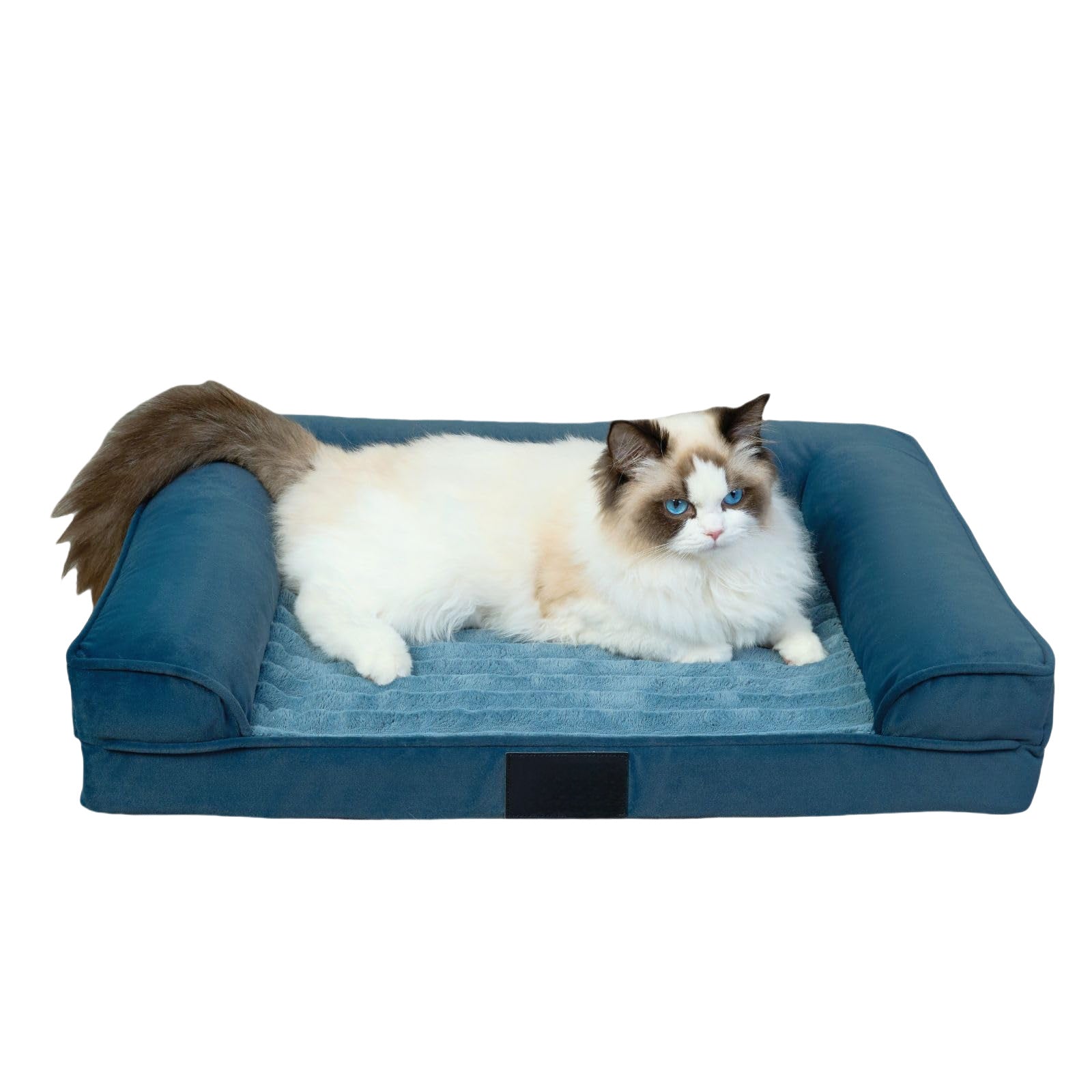 Orthopedic Memory Foam Dog Bed Stain-Resistant Washable Pet Mat with Removable Cover for Joint Support & Deep Sleep